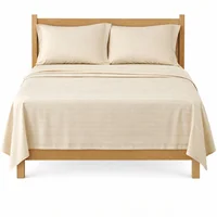 Juego de Sábana Queen Beige 25cm Altura