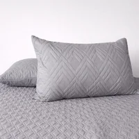 Set*2 Protector Almohada Acolchado 45cm*65 Gris