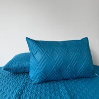 Set*2 Protector Almohada Acolchado 45cm*65 Turquesa
