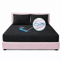 Combo Protector Sencillo Antifluido Negro