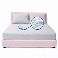 Combo Protector King Antifluido Gris