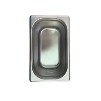 Azafate En Acero Inoxidable Cuarto x 15cm (1/4 x 15cm)