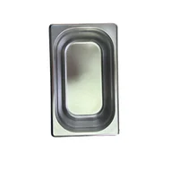 Azafate En Acero Inoxidable Cuarto x 10cm (1/4 x 10cm)
