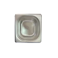 Azafate En Acero Inoxidable Sexto x 10cm (1/6 x 10cm)