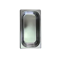 Azafate En Acero Inoxidable Tercio x 6.5cm (1/3 x 6.5cm)