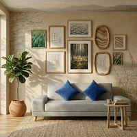 Sofa Cama Primavera Gris con 2 Cojines