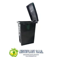 Papelera Pedal 20 Litros Negra