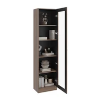 Vitrina Home E6 180x45x31 Rta Avellana Wengue