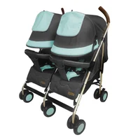 Coche Paseador Gemelar Dantero Eb1264 2 Verde