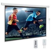 Telón Pantalla de Proyector Eléctrico 84 Pulgadas 16:9 4K/8K