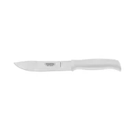 Cuchillo 6" Tramontina Profit para Cocina de Acero Inoxidable y Mango de Polipropileno Blanco