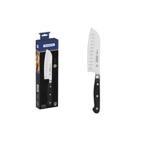 Cuchillo 5" Santoku Tramontina Century  en acero Inoxidable y Mango en Policarbonato Negro