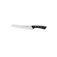 Cuchillo 8" Para Pan Tramontina Solutta en Acero Inoxidable y Mango en Policarbonato Negro