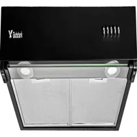Campana Extractora Slim 60 cm Negra Cocina