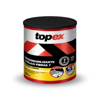 Impermeabilizante Topex 7 Años 1/4 Galón Ladrillo