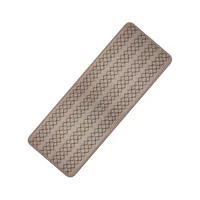 Camino Argollo Base Antideslizante De 60 Cm X 1.60 Rombos Beiges