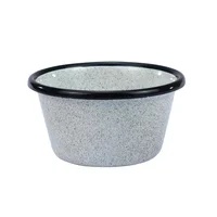 Bowl Conico 420 ml Peltre Esmaltado Arena Gris Macuira