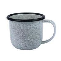 Mug 340 ml Peltre Esmaltado Arena Gris Macuira
