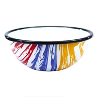 Bowl 3500 ml Peltre Esmaltado Duna Tricolor Macuira