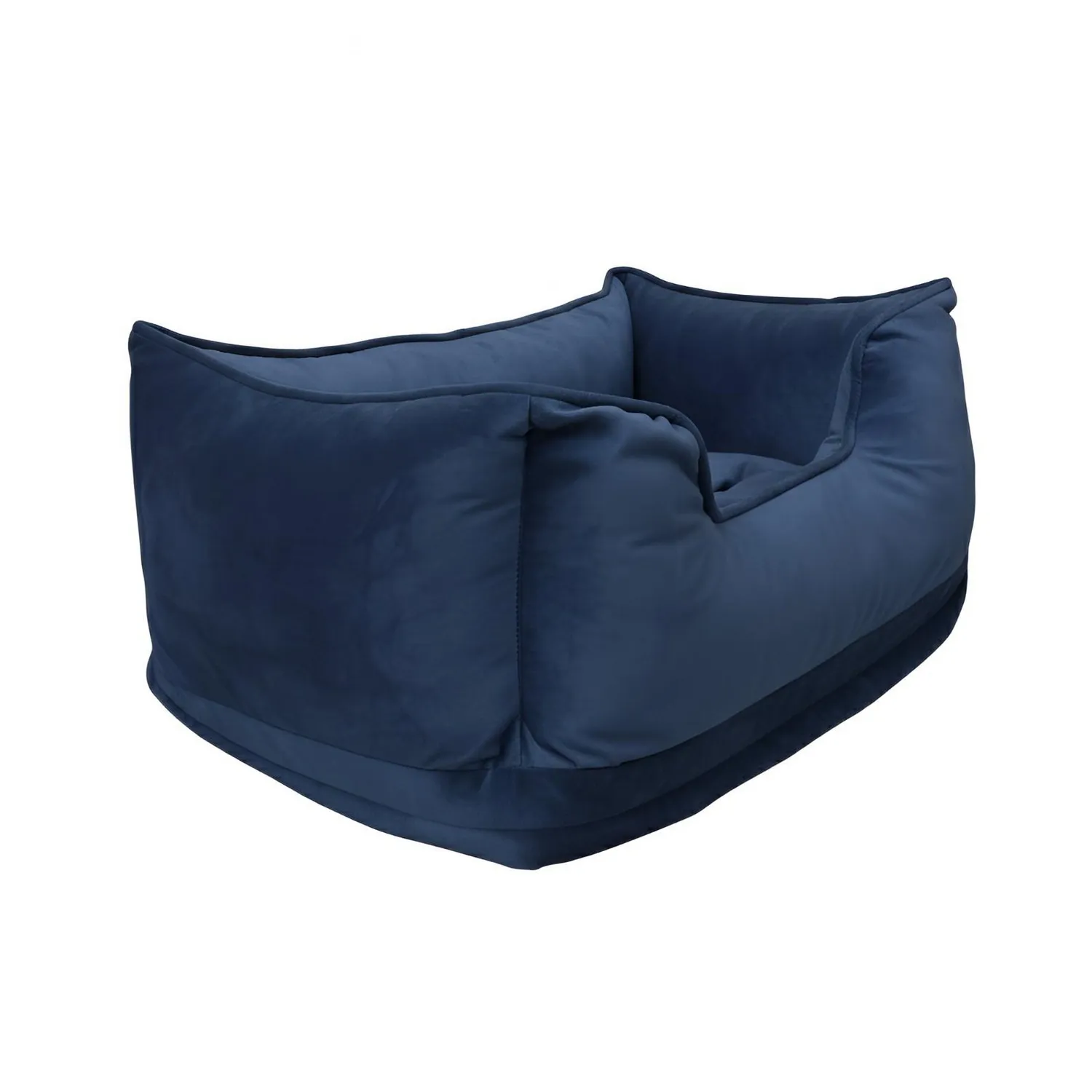 Cama Lujo Grande Azul Oscuro 3