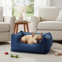 Cama Lujo Grande Azul Oscuro