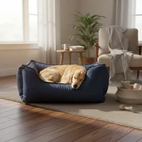 Cama De Lujo Gigante Azul Oscuro
