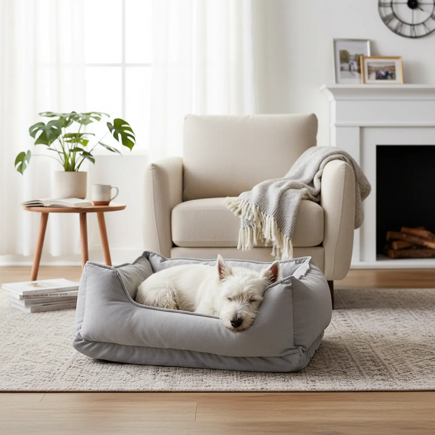 Cama De Lujo Gigante Gris