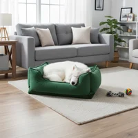 Cama De Lujo Gigante Verde