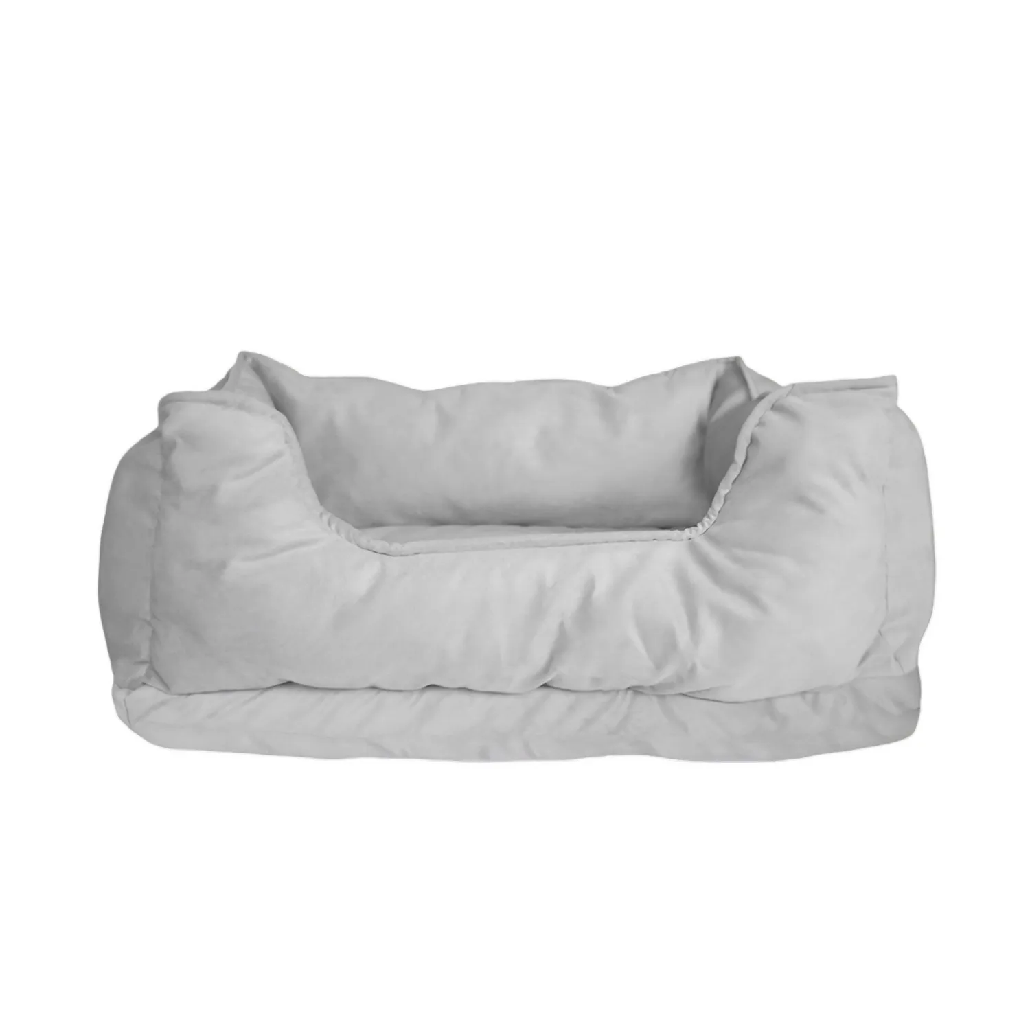 Cama De Lujo Grande Gris