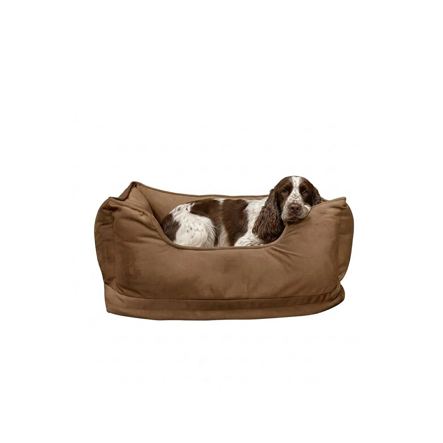 Cama De Lujo Mediana Café 4