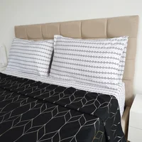 Juego Sabana 160x190 cm Extradoble Silver Barry