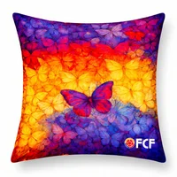 Cojín Selección Colombia 45x45cm sin Cierre Mariposa