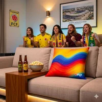 Cojín Selección Colombia 45x45cm sin Cierre Ola