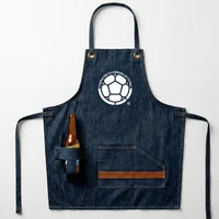 Delantal Parrillero BBQ Estampado FCF 72 x 66 cm