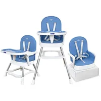 Silla Comedor Bebe Lyra Azul Happy Baby