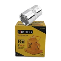 Combo Gata Botella Mini 50t + Copa Dado Cromado 22mm