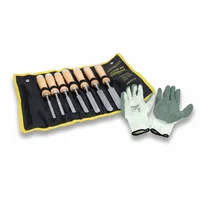 Combo Juego Gubias 7 Piezas + Guantes Uyustools