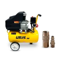 Combo Compresor 24L 2HP 1500W + Juego 2 Acoples Rápidos