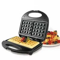 Sandwichera Tostadora Wafflera 750W Negro Triple Clean Set X 4 Unidades