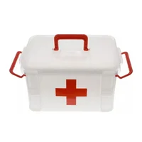 Caja para Botiquín Primeros Auxilios Triple Clean Set X 4 Unidades