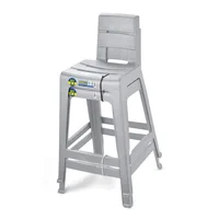 Set de 2 Sillas Bar Plastica Baru 87.2x45.5 cm Gris