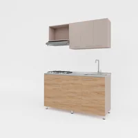 Cocina Amalfi 150 Avellana/maple 4g Der+grif V2