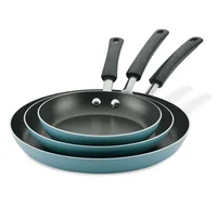 Set x3 Sartenes 20cm 25cm y 30cm Antiadherentes Aluminio 8"/  10"/ y 12"/