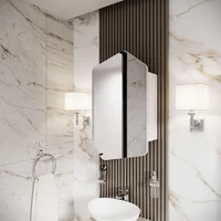 Gabinete Espejo Marfil 78x45x17cm Blanco Sensi Dacqua