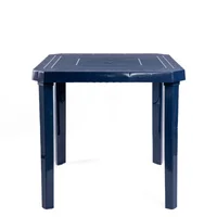 Mesa Plástica de 4 Puestos Freedom Azul Oscuro Colplast
