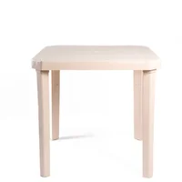 Mesa Plástica de 4 Puestos Freedom Beige Colplast