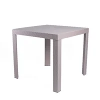 Mesa Plástica de 4 Puestos Coral Pistacho Colplast