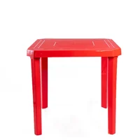 Mesa Plástica de 4 Puestos Freedom Rojo Colplast