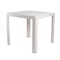 Mesa Plástica de 4 Puestos Coral Avellana Colplast