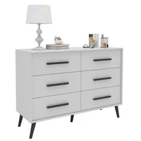Cómoda Finlandia 6 Cajones Blanco